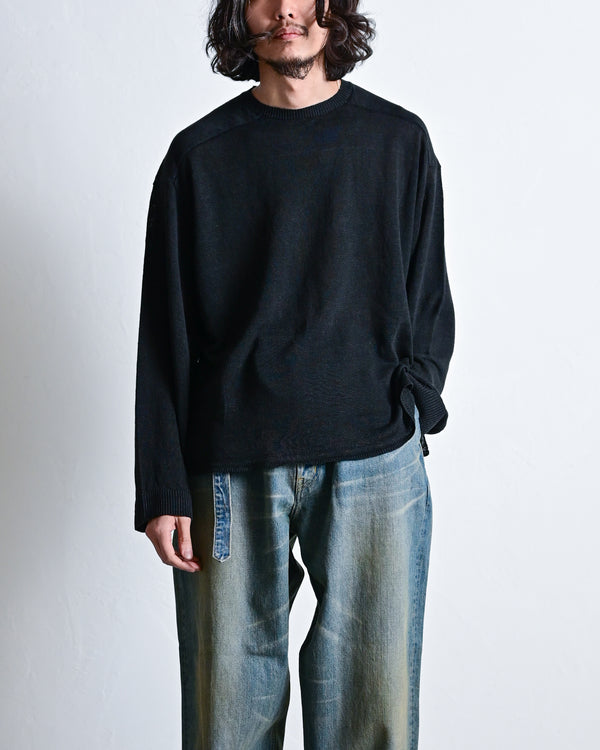 CUT LS KNIT