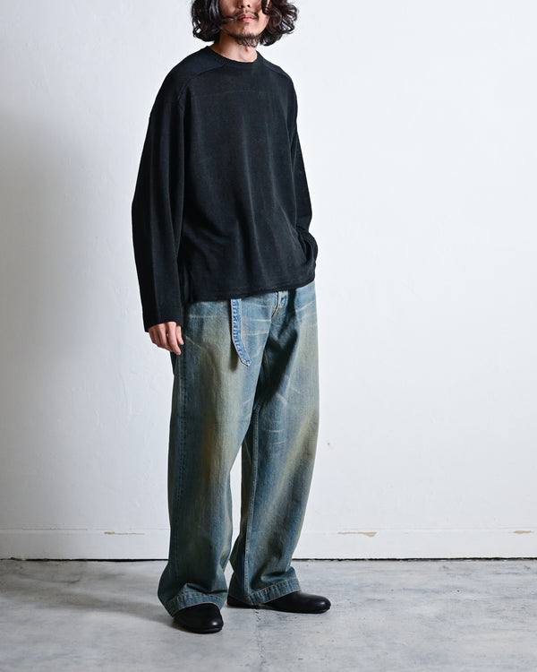 BELTED TROUSERS, VINTAGE INDIGO