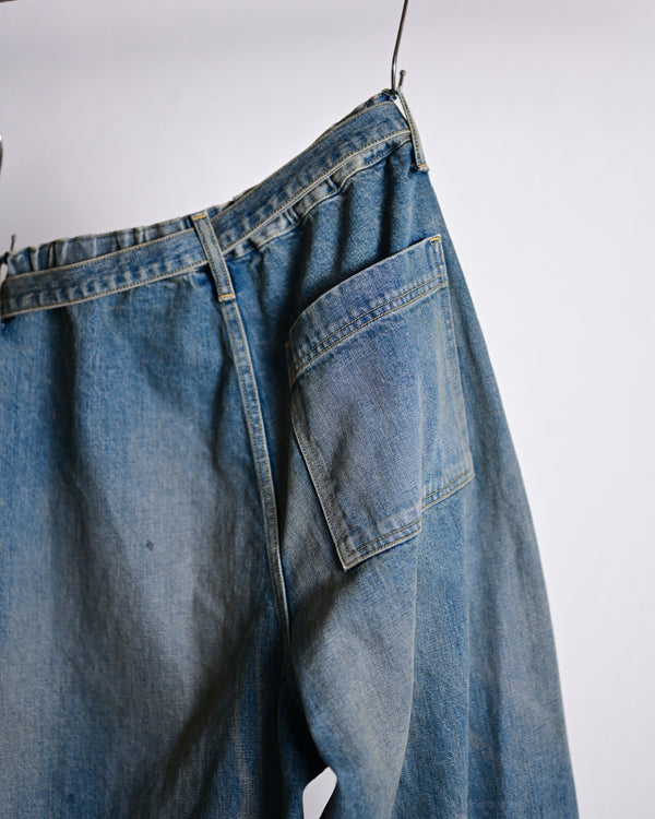 BELTED TROUSERS, VINTAGE INDIGO