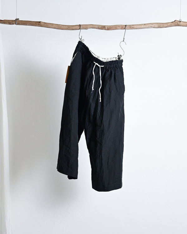 Baggy pants, high count linen canvas