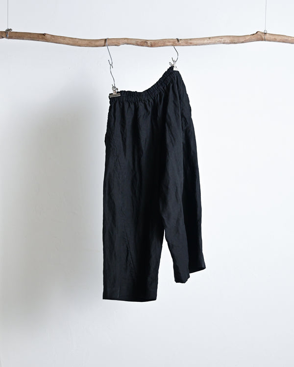 Baggy pants, high count linen canvas