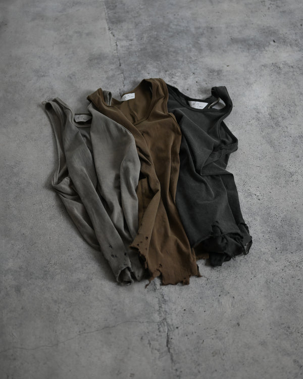 DAMAGE TANK TOP, 3color