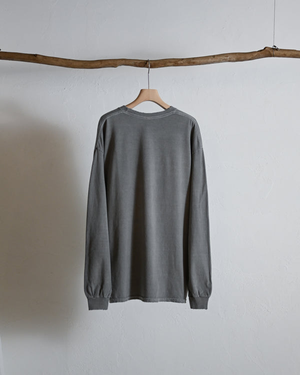 MASSAGE L/S T-SHIRT, gray