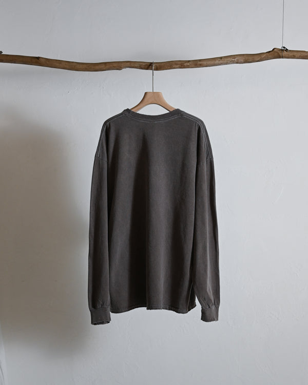 MASSAGE L/S T-SHIRT, brown