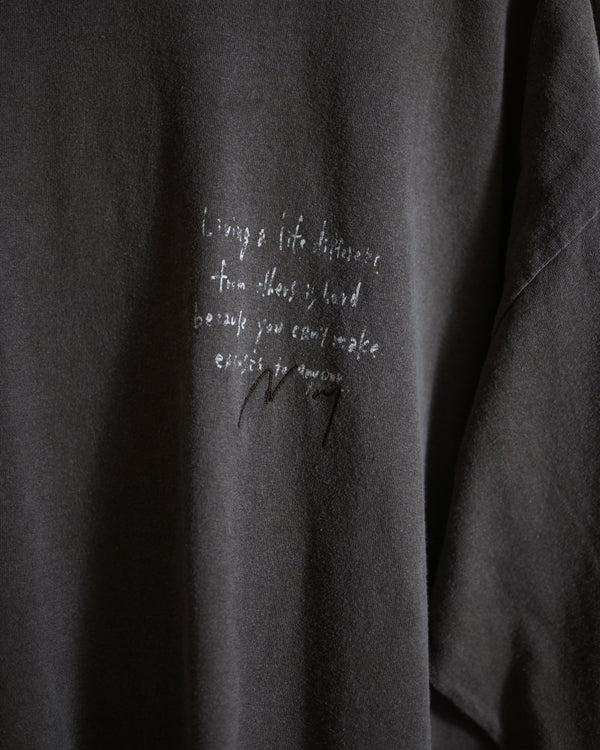 MASSAGE L/S T-SHIRT, brown