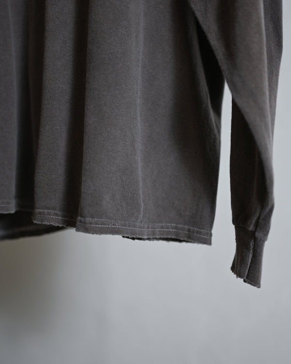 MASSAGE L/S T-SHIRT, brown