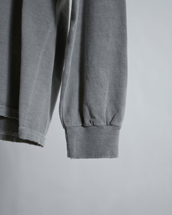 MASSAGE L/S T-SHIRT, gray
