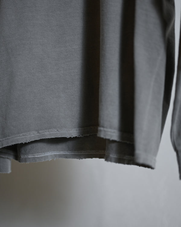 MASSAGE L/S T-SHIRT, gray