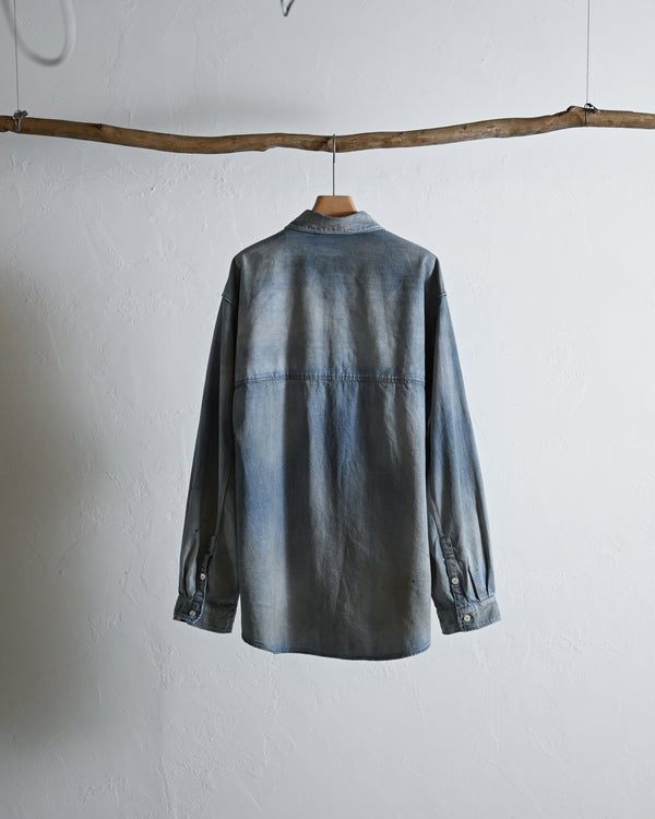 DENIM DRESS SHIRT