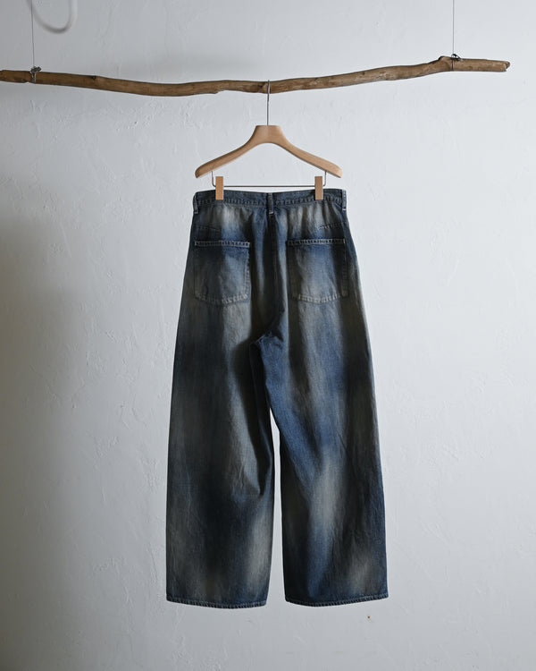 DENIM WIDE SLACKS