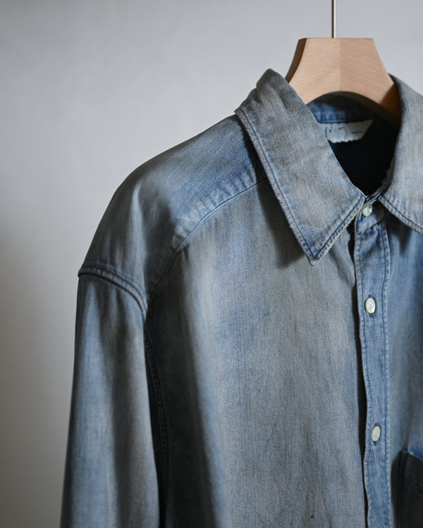DENIM DRESS SHIRT
