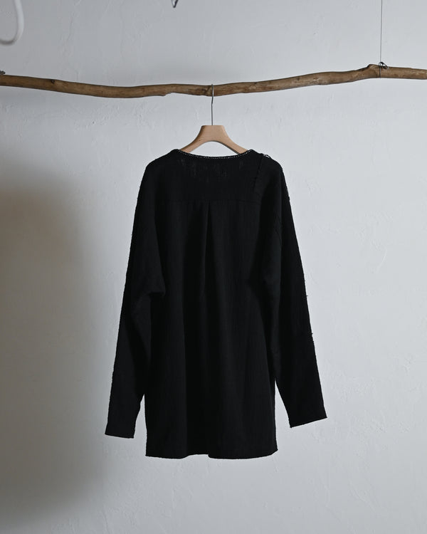 0 Count KhadiCotton Pasted Cloth Pullover