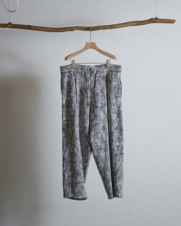 0 Count KhadiCotton Switching Wide Pants