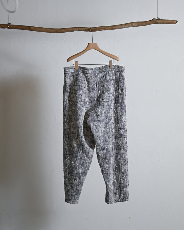 0 Count KhadiCotton Switching Wide Pants