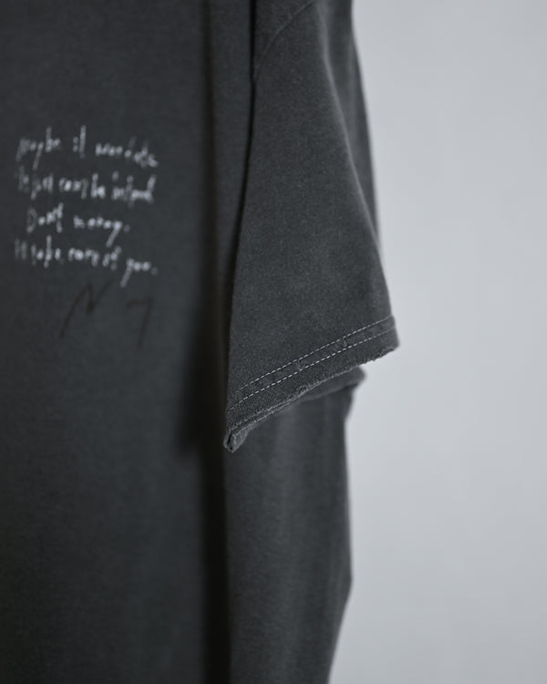 MESSAGE T-SHIRT, black