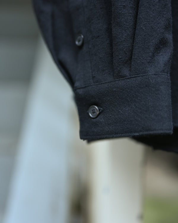 WASH WOOL TAILORED SHIRT