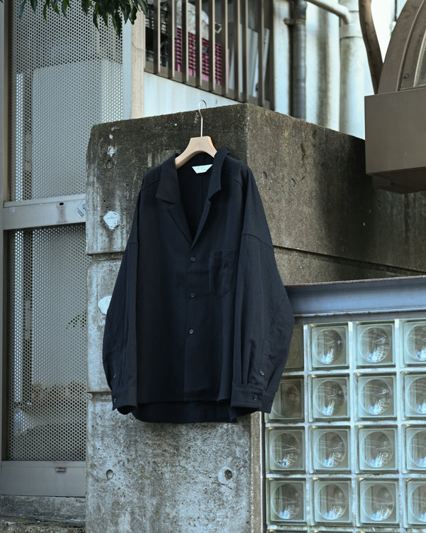WASH WOOL TAILORED SHIRT