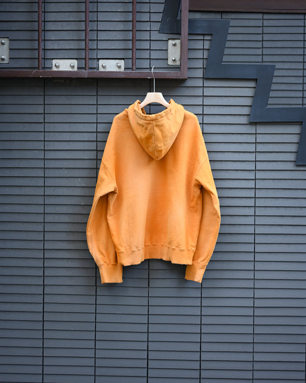 HALF ZIP HOODIE, yellow
