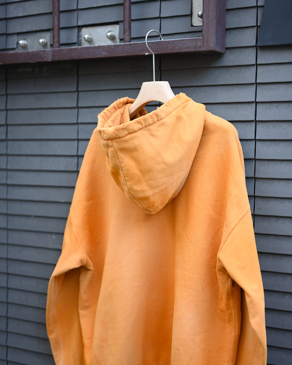 HALF ZIP HOODIE, yellow