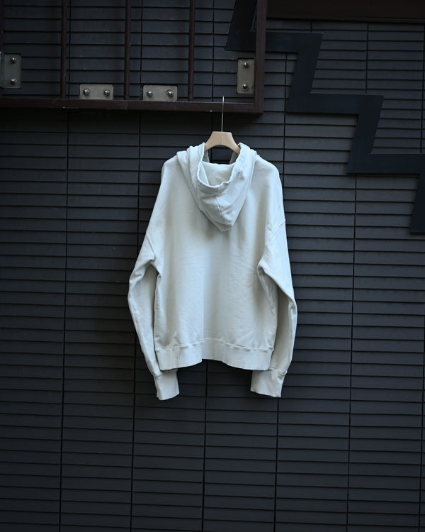 HALF ZIP HOODIE, gray