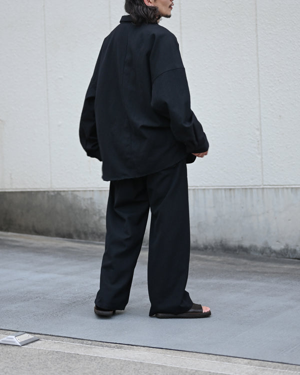 WASH WOOL TAILORED SHIRT