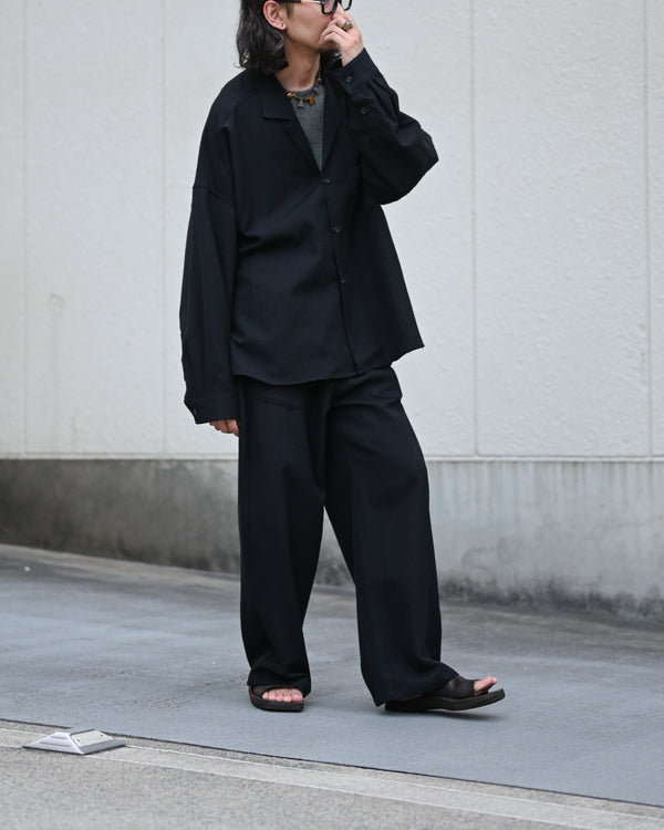 WASH WOOL TAILORED SHIRT