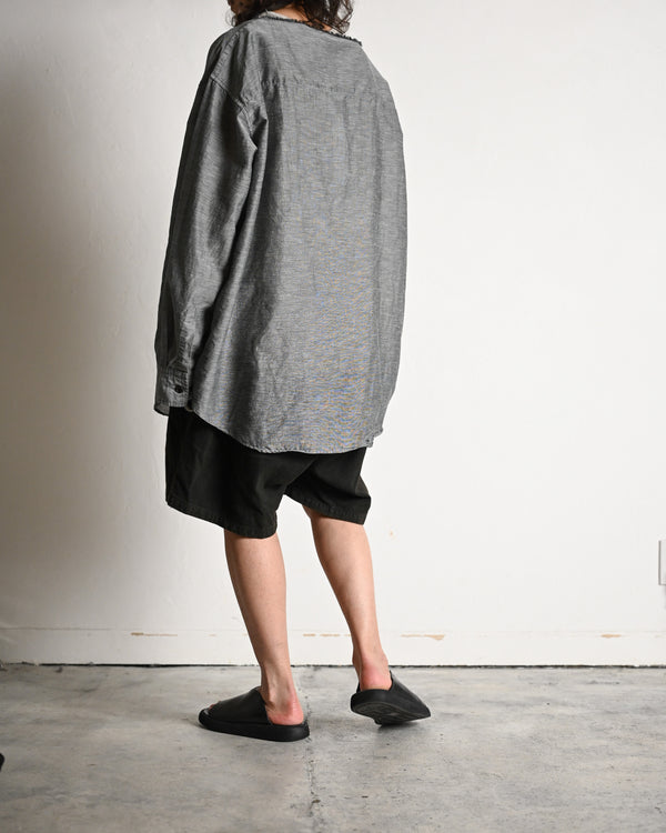 Our Knowledge Tucked Shirt, gray