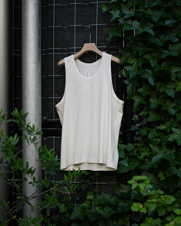 INNER SHIRT-off white, heavy single jersey