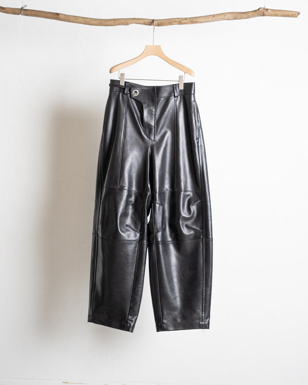 Leather pants 001, Black