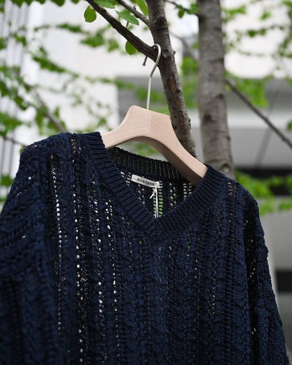 Ex. Mesh V Neck Sweater