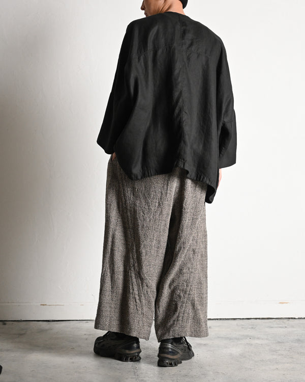 BAGGY PANTS, special twisted yarn fabrics