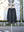 OMBRE CHECK V-COLLAR SEMI LONG SHIRT LS