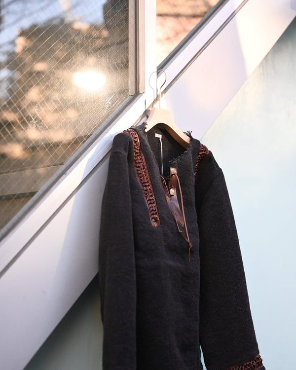 Engraved Cut Out Anorak