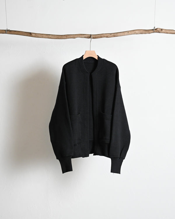 HEMP COTTON KNIT BLOUSON