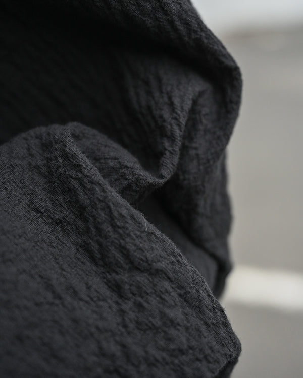 BIB FRONT SHIRT, shirring lawn