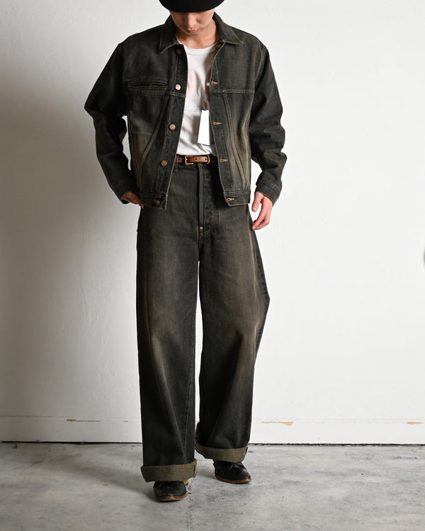 coffee black denim jacket, dstryd