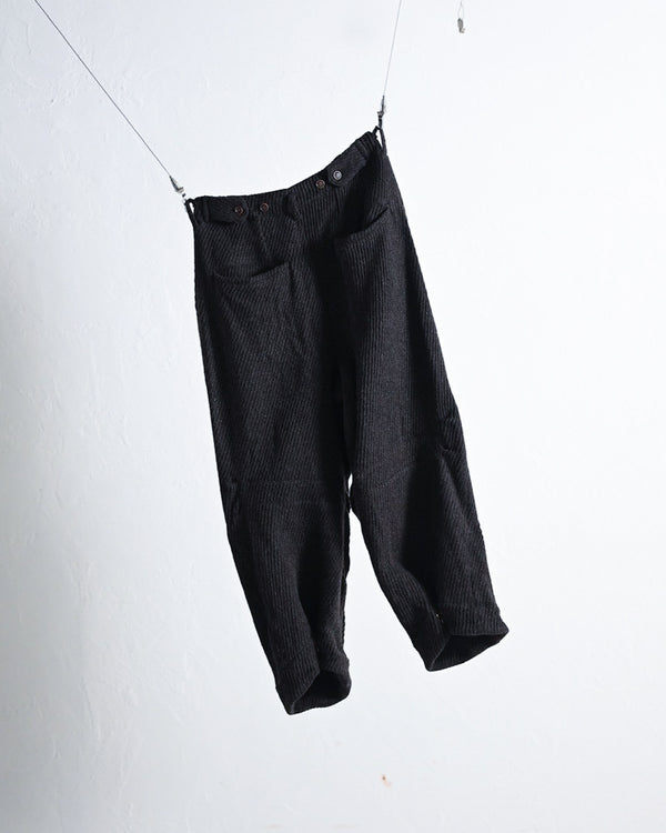 Wool linen kersey hook pants