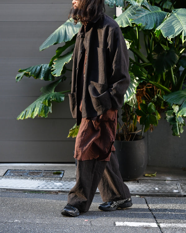 WORK SHIRT, max high count hemp,brown