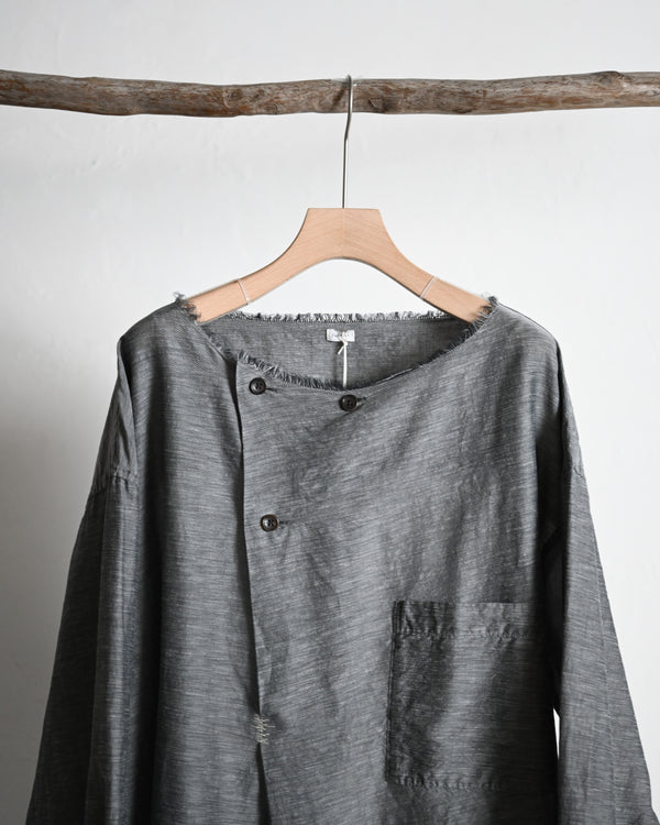 Our Knowledge Tucked Shirt, gray