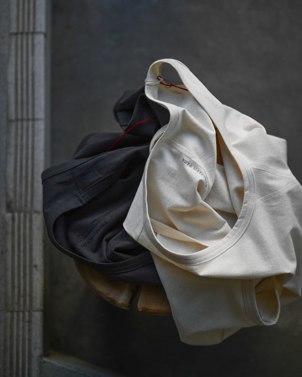 INNER SHIRT-charcoal, heavy single jersey