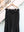 BELTED CREPE TUCK SLACKS, black