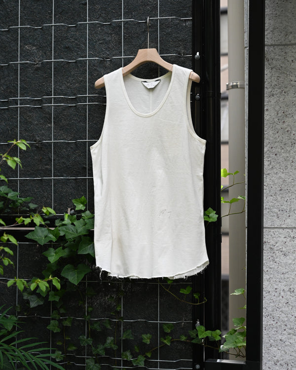 UNEVENNESS TANK TOP, g.white