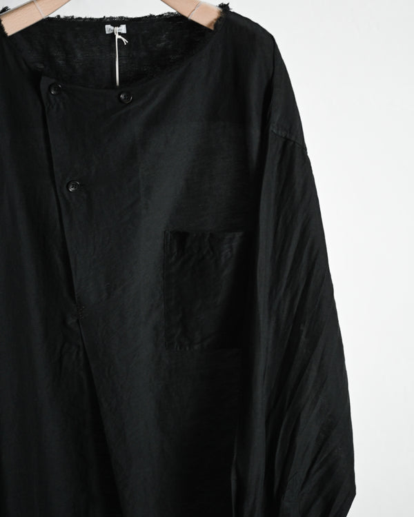 Our Knowledge Tucked Shirt, black