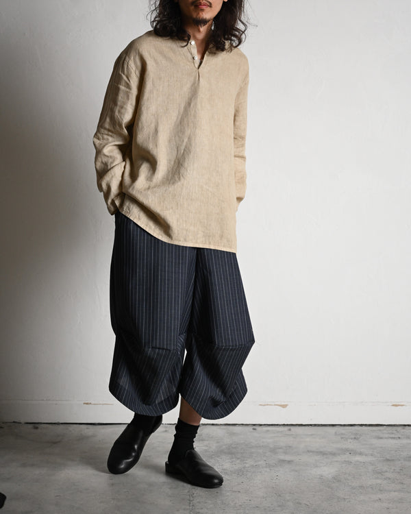 Sleeping shirt, Authentic linen poplin