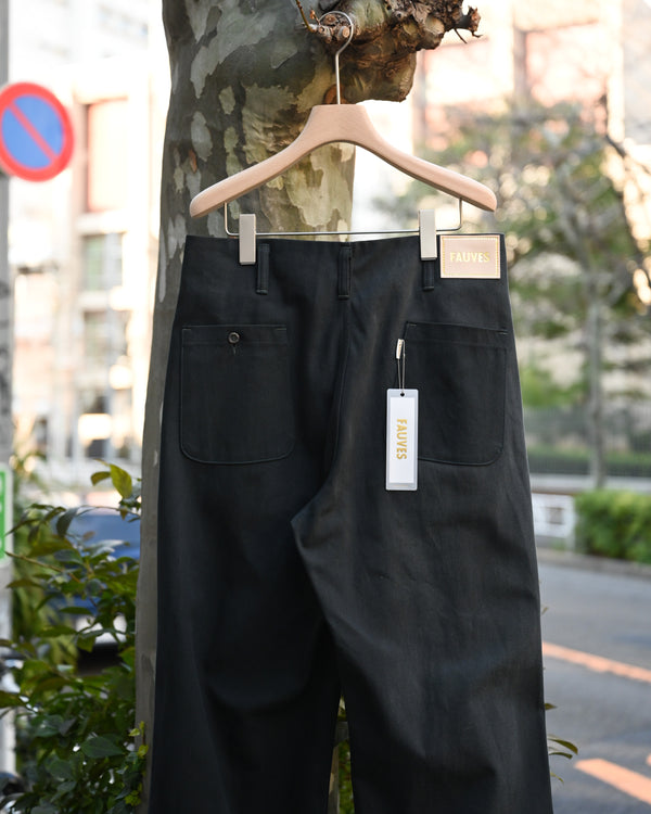 730 (710 EXTRAS -Wide leg- ), twill, faded black