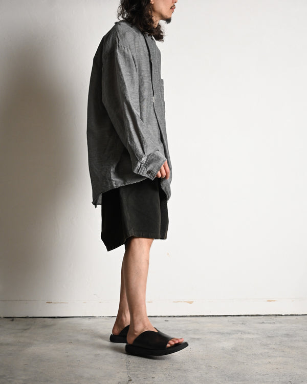 Our Knowledge Tucked Shirt, gray