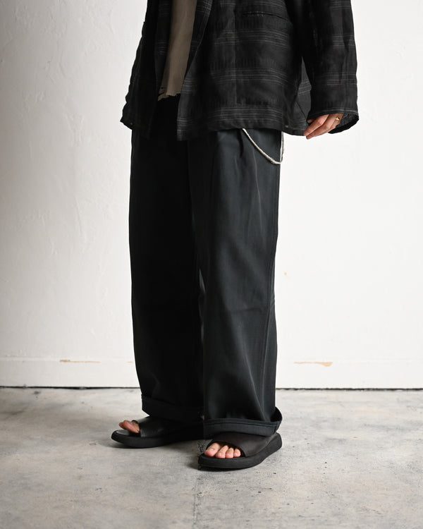 730 (710 EXTRAS -Wide leg- ), twill, faded black