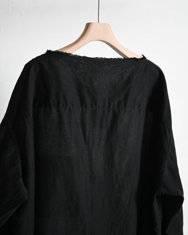 Our Knowledge Tucked Shirt, black