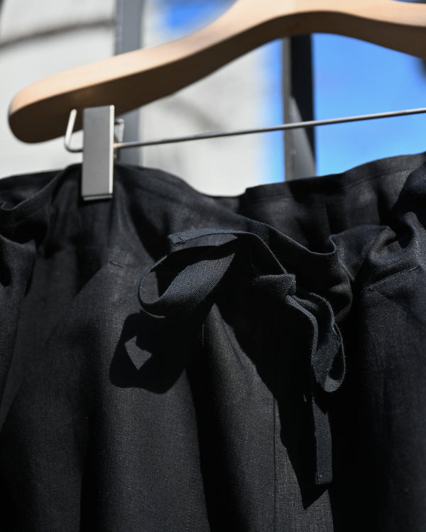LINEN FLAT PANTS