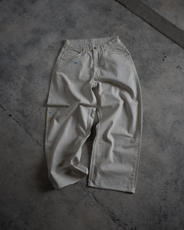 STRAIGHT WIDE DENIM PANTS